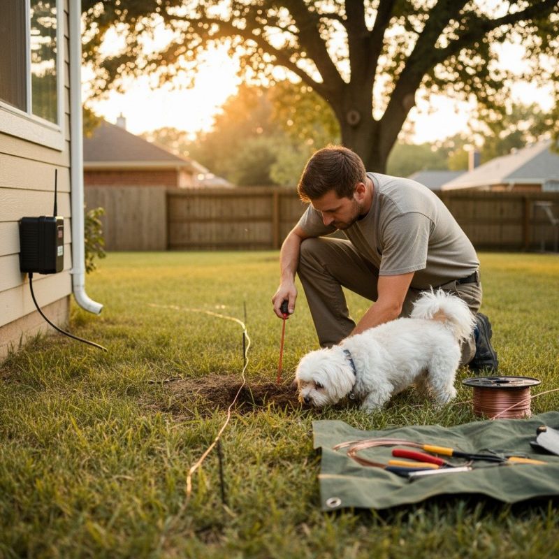 Fence Line Cleaning