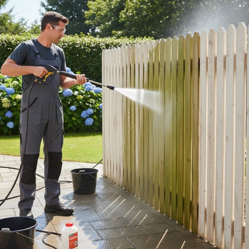 Fence Line Cleaning Service
